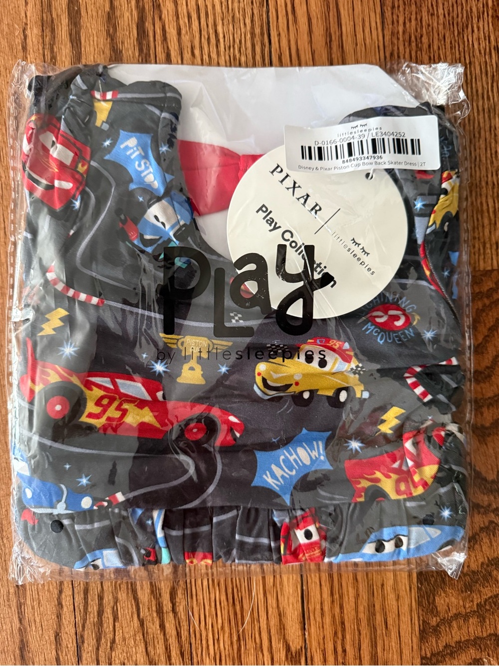 Little sleepies piston cup dress
